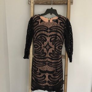 Guess by Marciano Black Lace Cocktail Dress